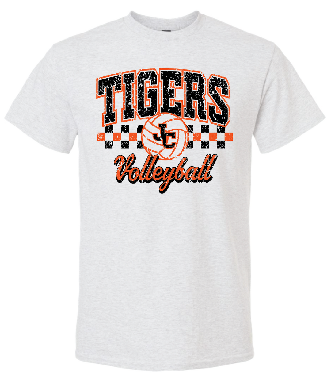 Volleyball '26 Ash 50/50 Cotton Tee