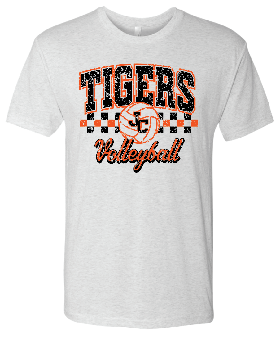 Volleyball '26 Heathered White Triblend (Youth and Adult)