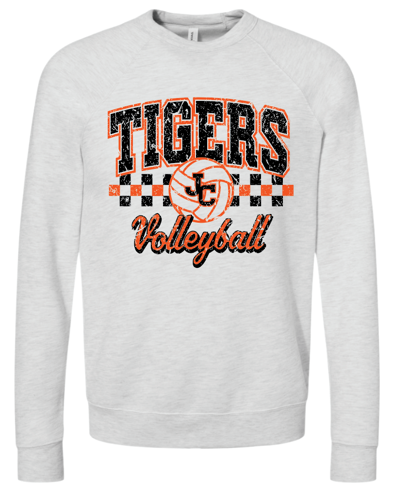 Volleyball '26 Bella Triblend Crewneck Sweatshirt