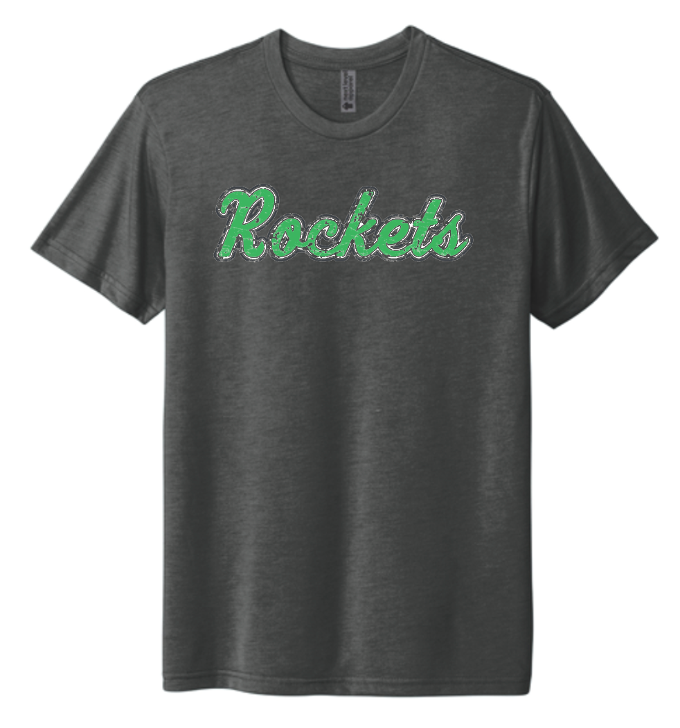 Rockets Script Triblend T-Shirt - Youth and Adult