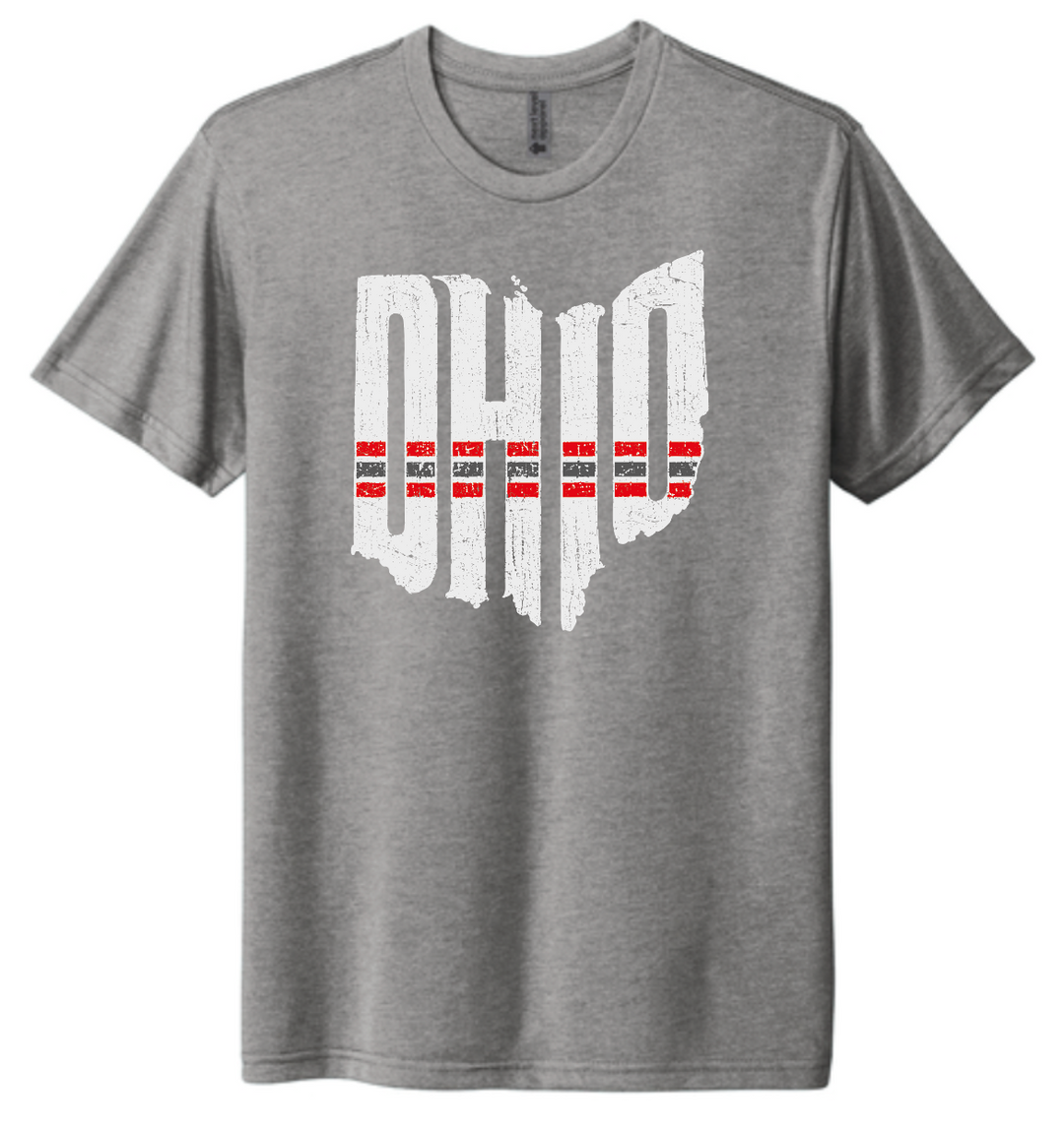Ohio Next Level Triblend Heather Gray- Youth and Adult
