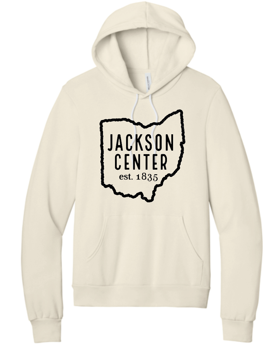Jackson Center Ohio Triblend Hooded Sweatshirt - Bella (Youth & Adult)