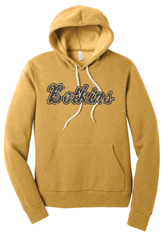 Botkins Script Triblend Hooded Sweatshirt - Bella (Youth & Adult)
