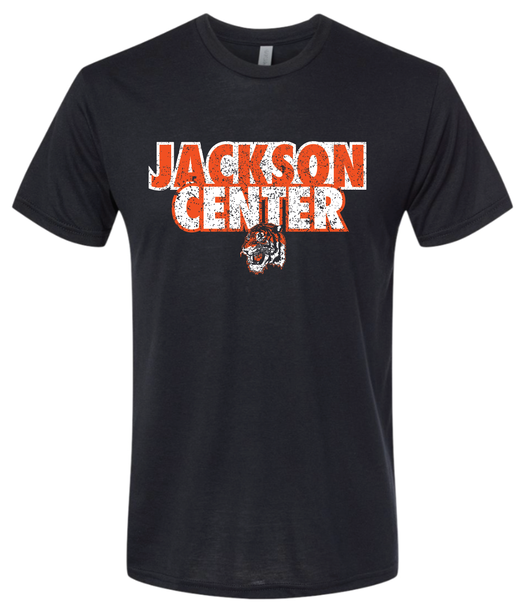 Jackson Center Triblend Shirt (Youth & Adult) - Black