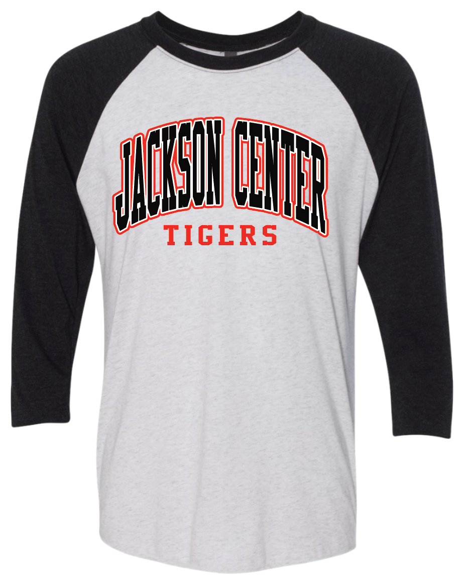 Jackson Center Athletic Raglan Triblend - Adult