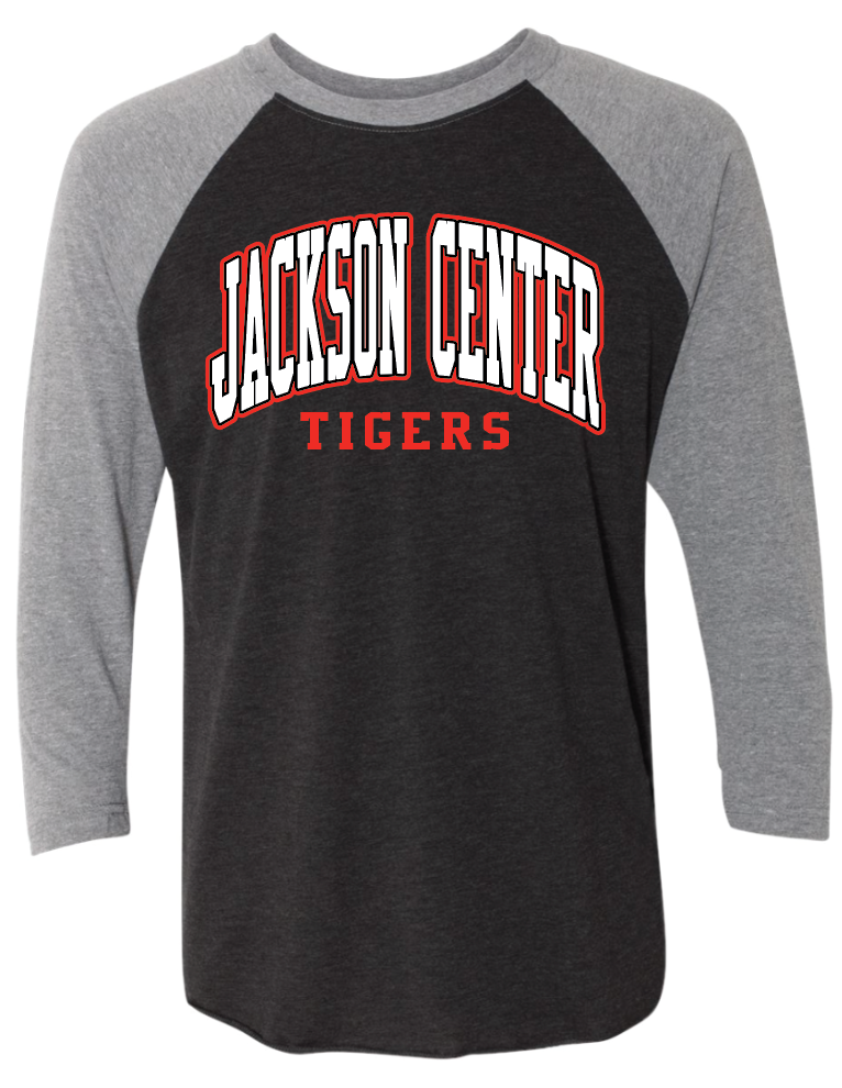 Jackson Center Athletic Raglan Triblend - Adult