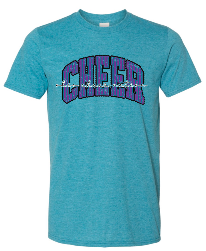 Ohio Cheer Nation Scalloped Softstyle Tee - Youth & Adult