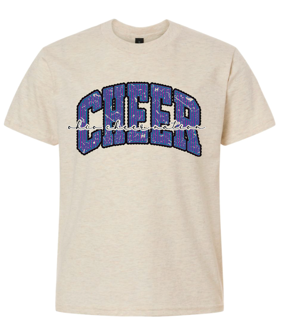 Ohio Cheer Nation Scalloped Softstyle Tee - Youth & Adult