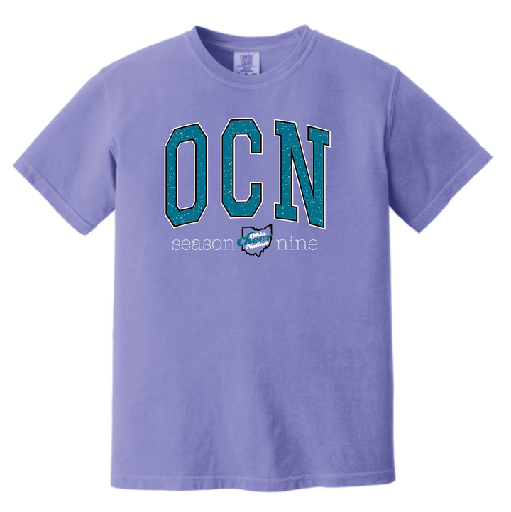 Ohio Cheer Nation Season 9 Comfort Colors Heavyweight Tee- Youth and Adult
