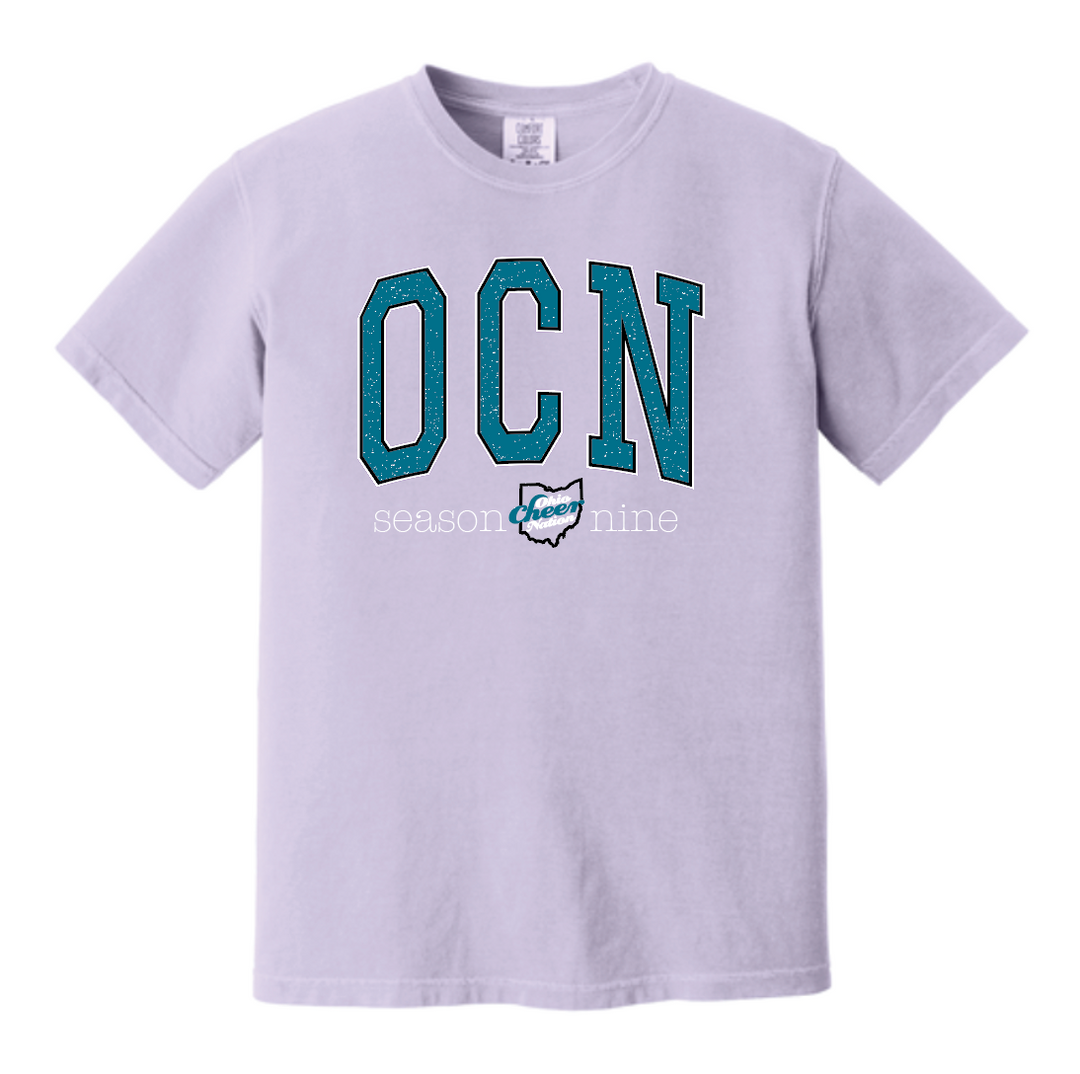 Ohio Cheer Nation Season 9 Comfort Colors Heavyweight Tee- Youth and Adult
