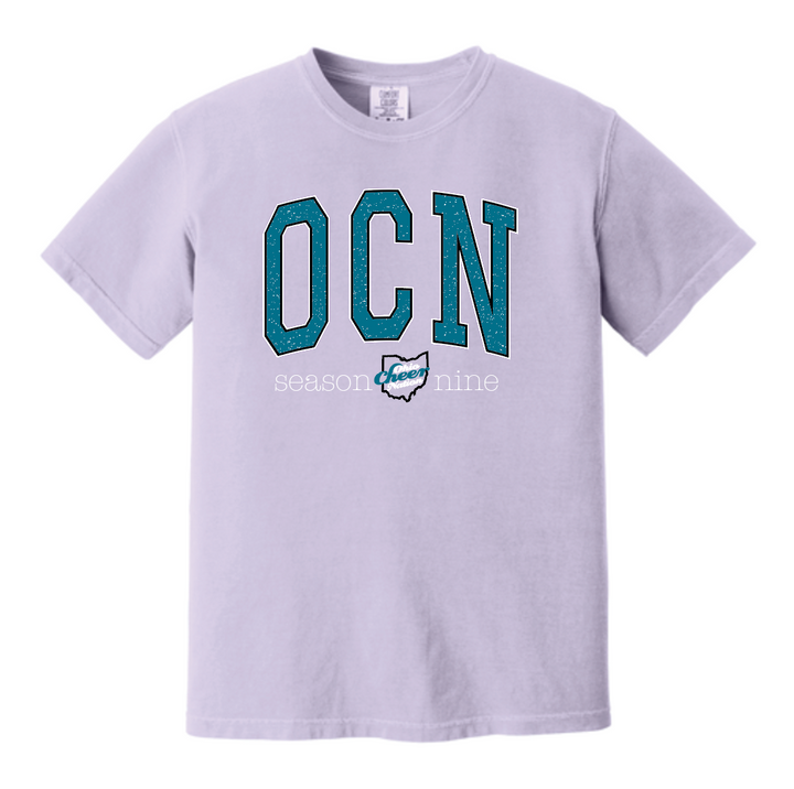 Ohio Cheer Nation Season 9 Comfort Colors Heavyweight Tee- Youth and Adult