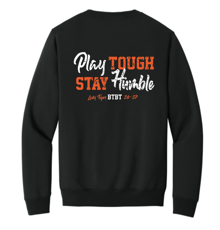 Girls Basketball '26 Fleece Pocket Crewneck - Adult Only