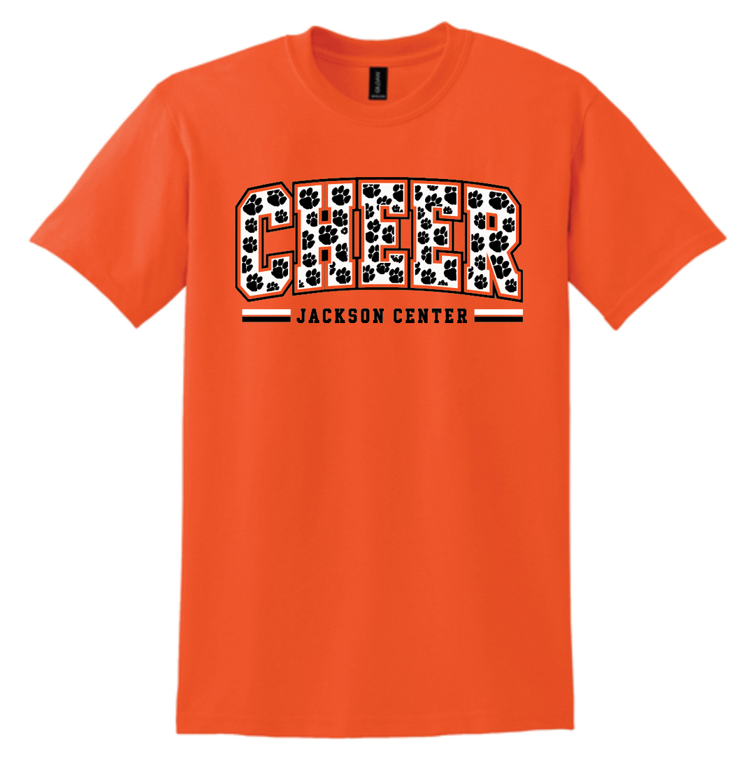 Cheer Parents '26-'27 Block Paw Design 50/50 Shirt