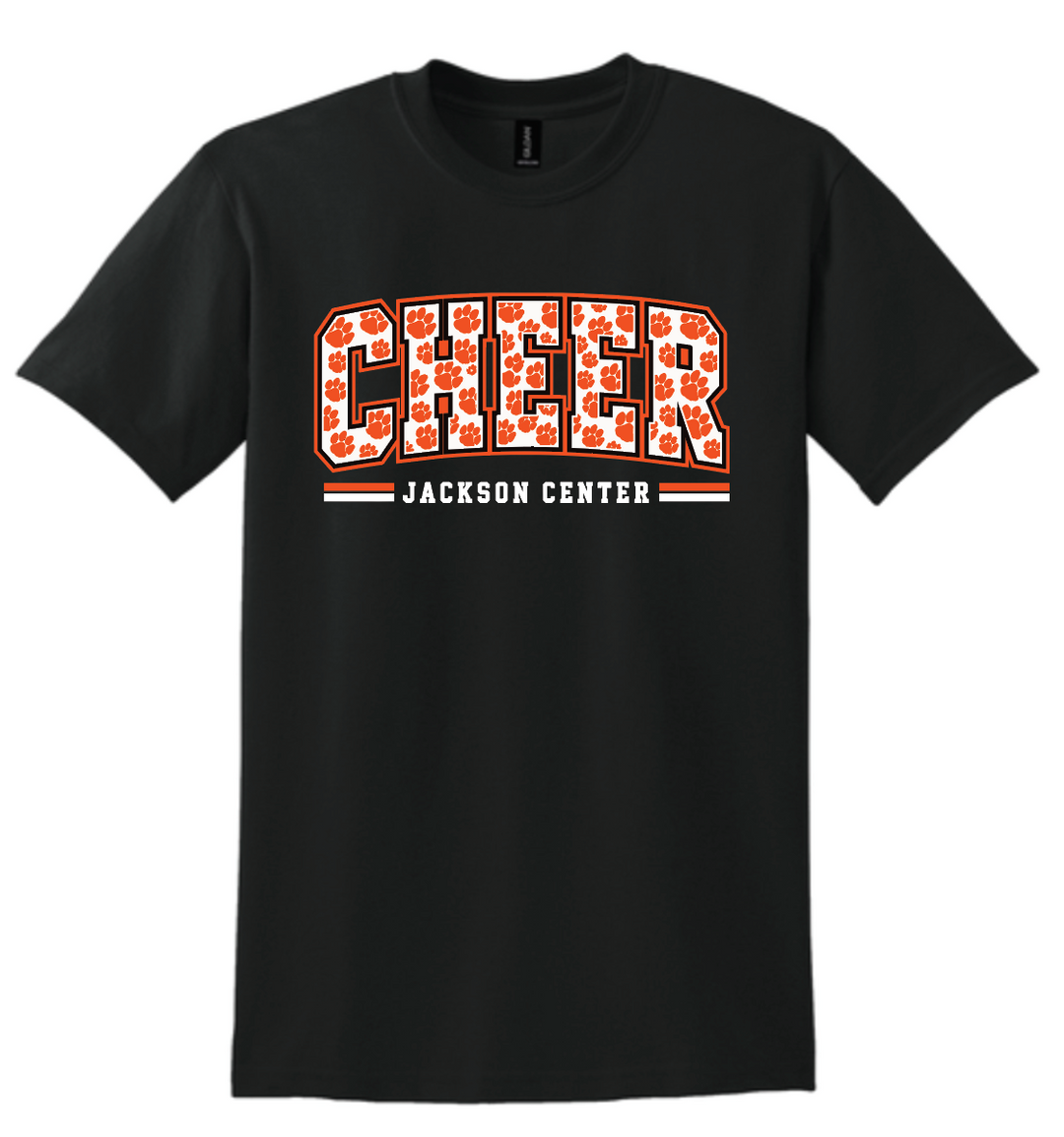 Cheer Parents '26-'27 Block Paw Design 50/50 Shirt