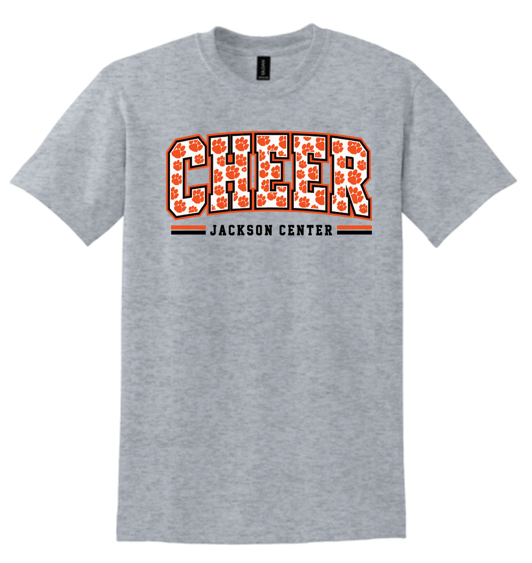 Cheer Parents '26-'27 Block Paw Design 50/50 Shirt