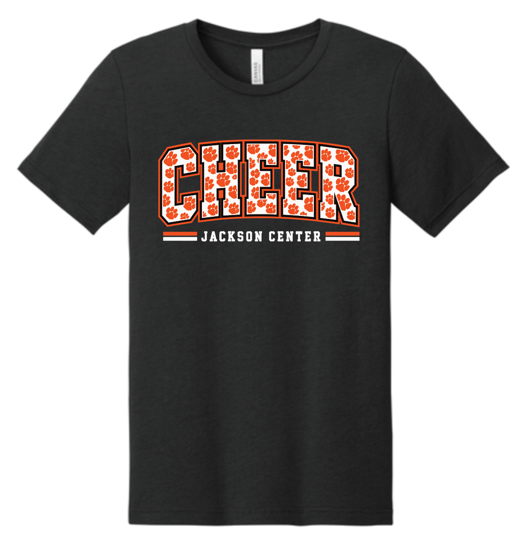Cheer Parents '26-'27 Block Paw Triblend Shirt - Bella