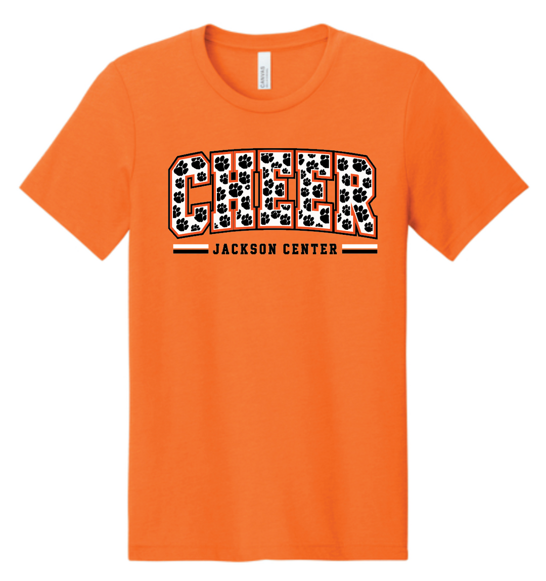 Cheer Parents '26-'27 Block Paw Triblend Shirt - Bella
