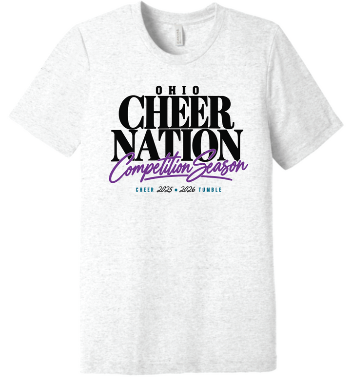 25-26 Competition Season Triblend Tshirt (Ash)