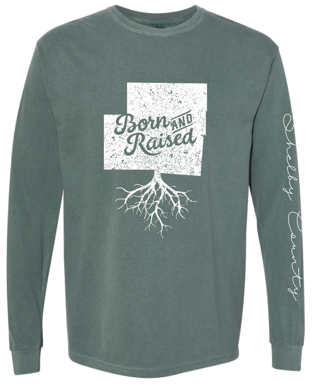 Shelby County Born & Raised Long Sleeve