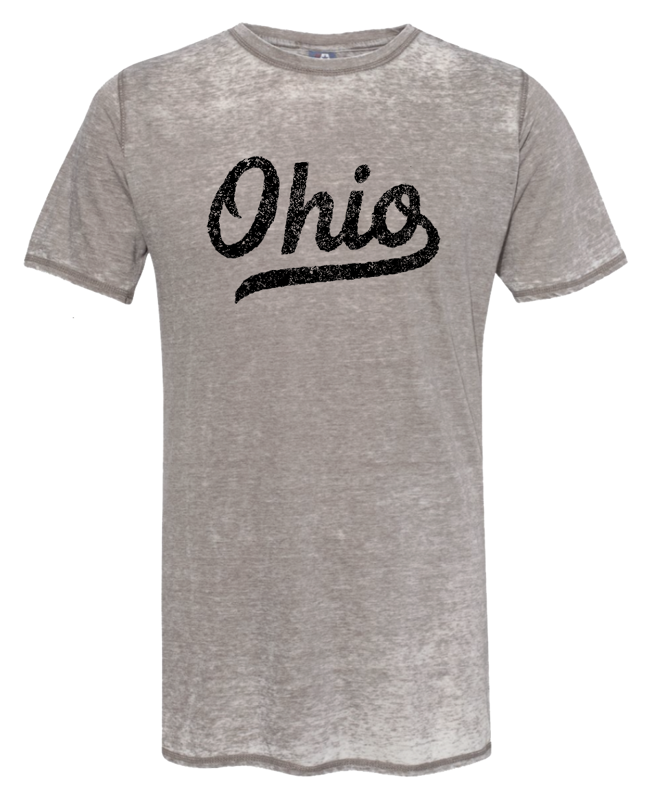 Vintage Sublimated Ohio T-shirt (black ink)