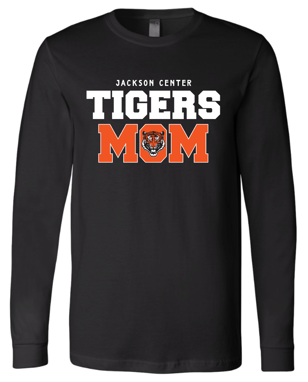 Jackson Center Tigers Mom Long Sleeve- Triblend