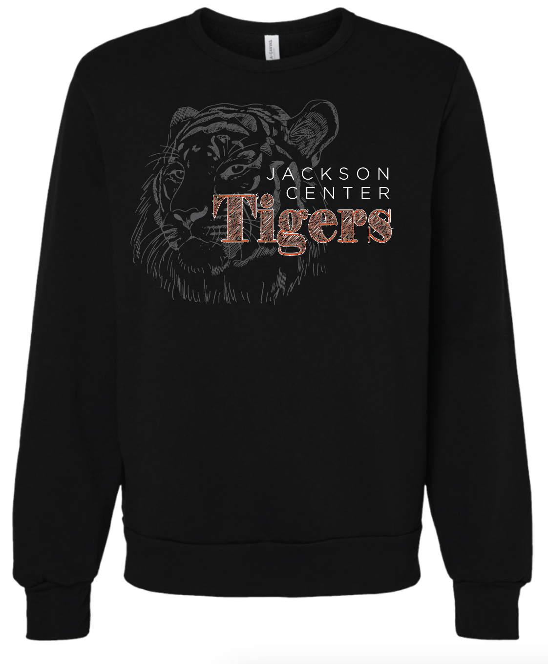 Tigers Sketched Crewneck- Adult