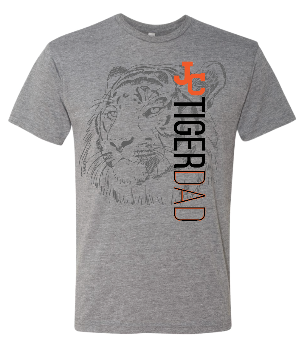 JC Tiger Dad Short Sleeve- Triblend