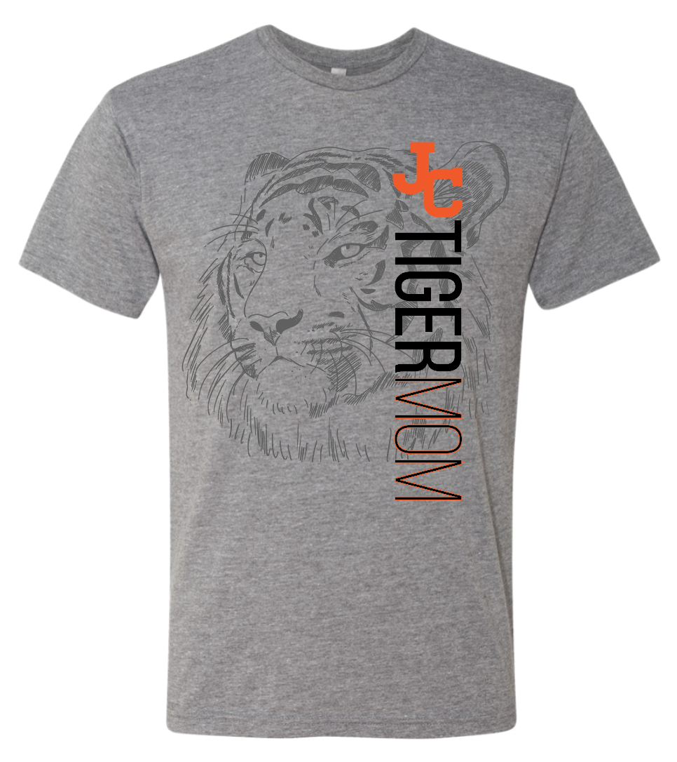 JC Tiger Mom Short Sleeve- Triblend