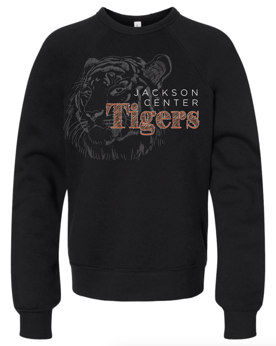 Tigers Sketched Crewneck- Youth