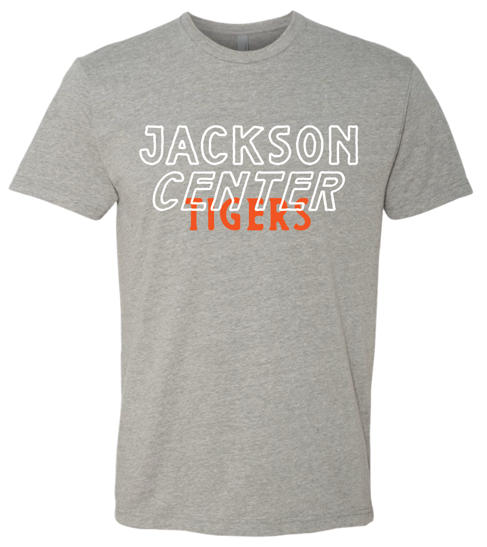 Jackson Center Tigers Vintage Triblend Tee