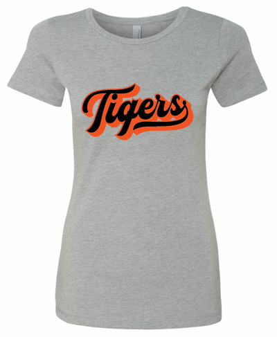 Women's Jackson Center Tigers Script Triblend Tee