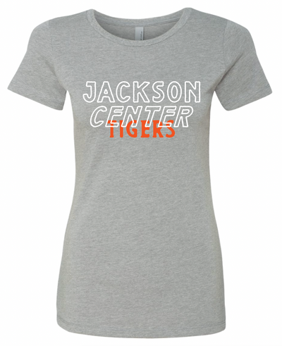 Women's Jackson Center Tigers Vintage Triblend Tee