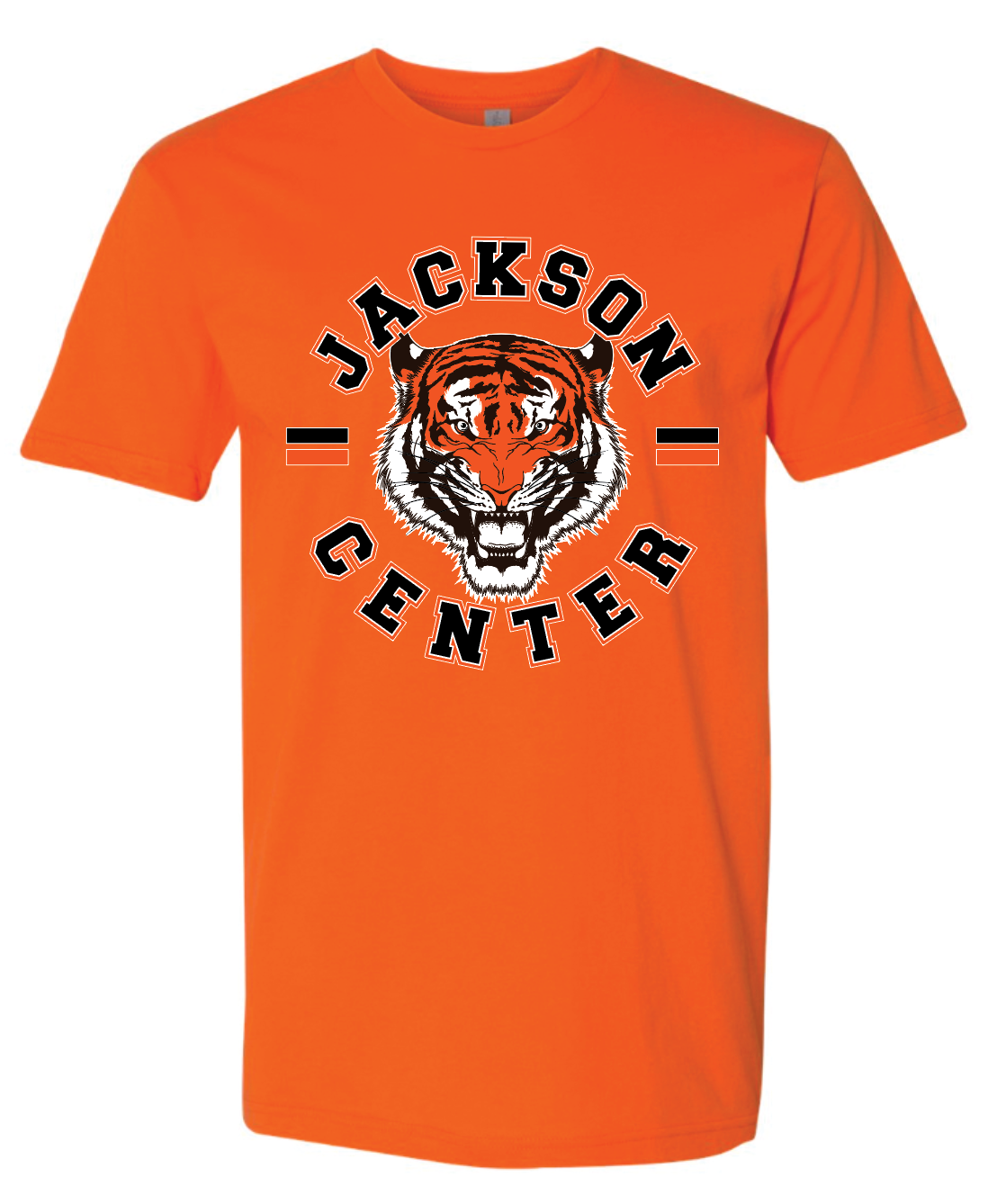 Jackson Center Tiger Head Orange Out