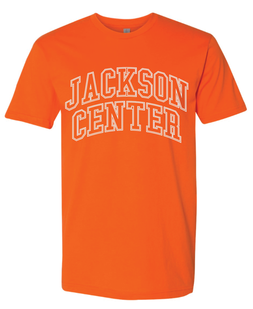 Jackson Center Outline Orange Out