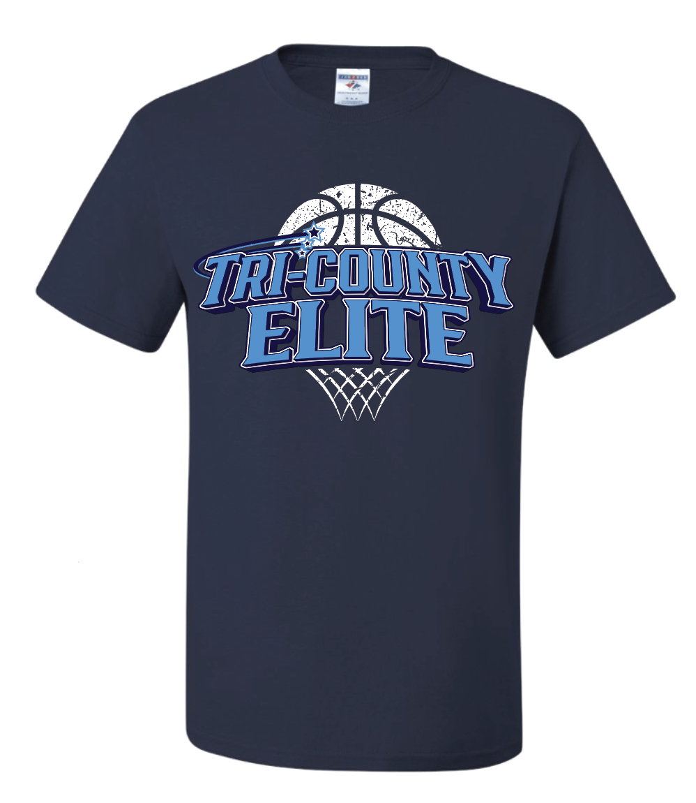 Tri-County Elite AAU Basketball T-shirt