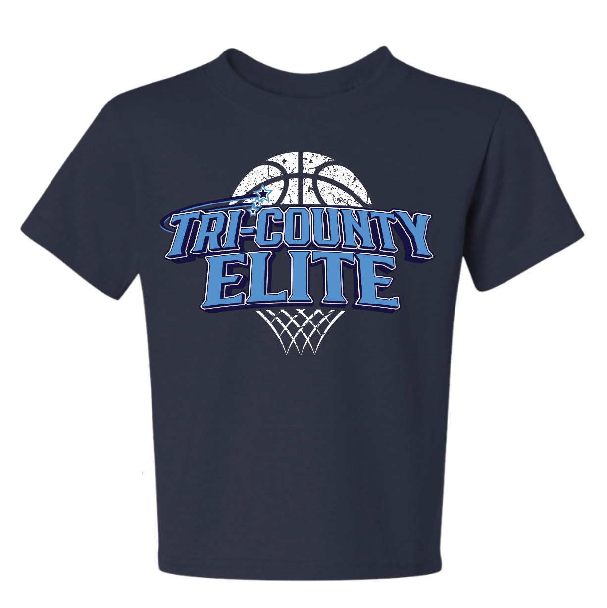 Tri-County Elite AAU Basketball YOUTH T-shirt