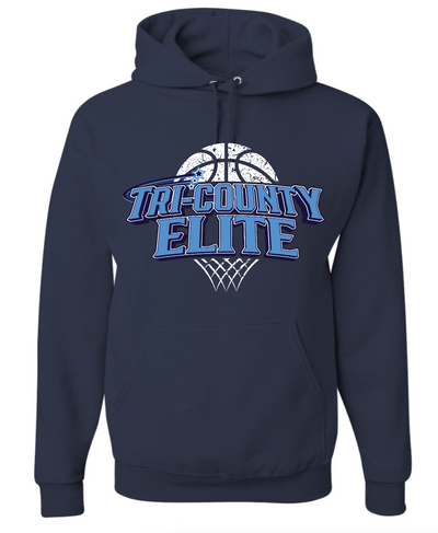 Tri-County Elite AAU Basketball Hooded Sweatshirt